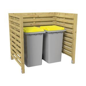 recycling trash bin enclosure 1