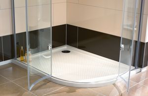 corner shower base