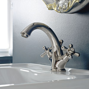 double-handle washbasin mixer tap