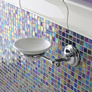wall-mounted soap dish