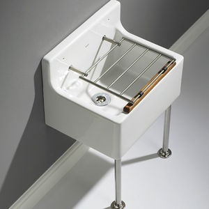 wall-mounted laundry sink