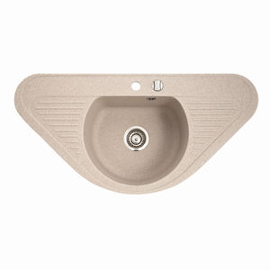 single-bowl kitchen sink