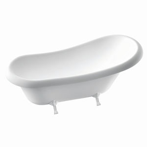 bathtub with legs / oval / composite