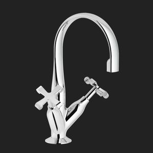 double-handle washbasin mixer tap