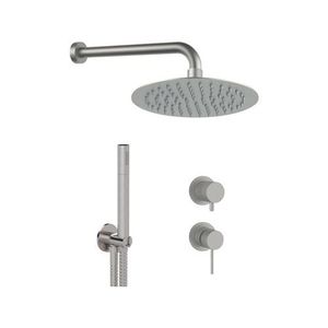 wall-mounted shower set / contemporary / commercial / with hand shower