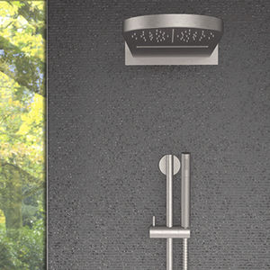 wall-mounted shower set / contemporary / commercial / with hand shower