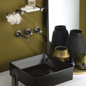 double-handle washbasin mixer tap