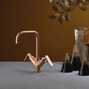 double-handle washbasin mixer tap