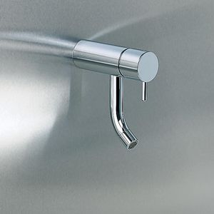 bidet mixer tap / wall-mounted / stainless steel / ceramic