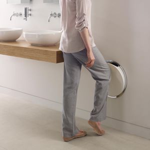 bathroom trash can