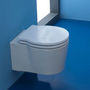 wall-hung toilet / ceramic / child's