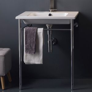 metal washbasin stand