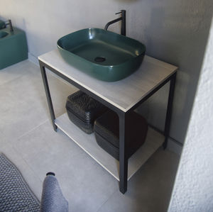 wooden washbasin stand