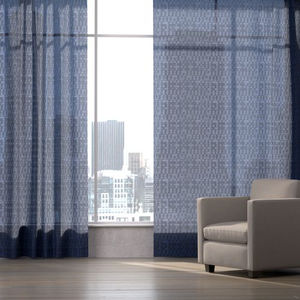 geometric pattern sheer curtain fabric