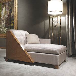 traditional daybed / fabric / wooden / indoor