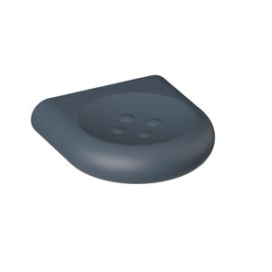 wall-mounted soap dish
