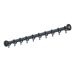 metal shower curtain bar