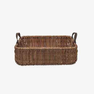 rattan storage basket