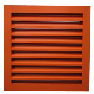 Aluminum ventilation grill - 411 - RENSON - rectangular / exterior ...