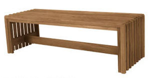 contemporary garden bench