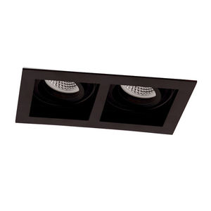 recessed downlight / LED / rectangular / painted steel