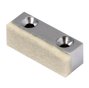 chrome-plated brass door stop