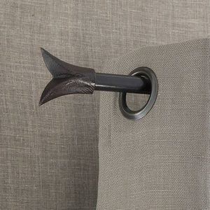 bronze curtain rod