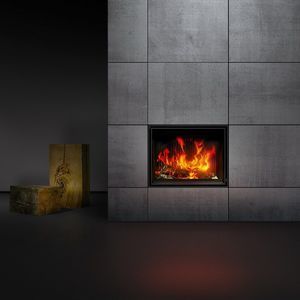 wood-burning fireplace insert 1