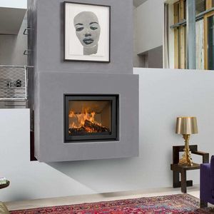 wood-burning fireplace 1