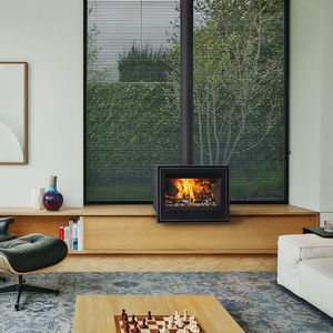 wood-burning fireplace 1