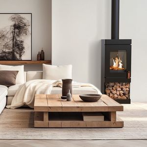 wood-burning fireplace 1