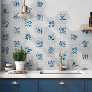 indoor hexagonal tiles