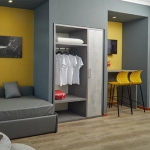 built-in wardrobe