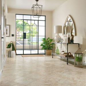 engineered stone flooring / residential / tile / smooth