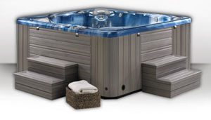 above-ground hot tub