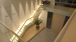 wooden steps staircase