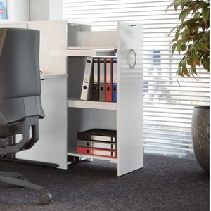 wooden office unit