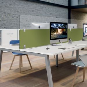 desk mounted office divider 1