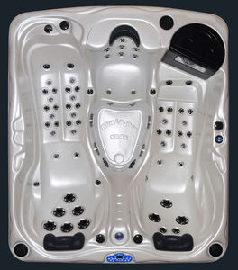 built-in hot tub