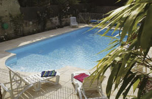 polymer block swimming pool / in-ground / concrete / outdoor