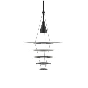 pendant lamp / contemporary / aluminum / stainless steel