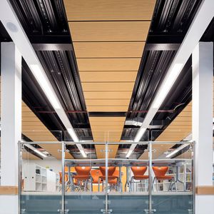 metal suspended ceiling / panel / acoustic / decorative