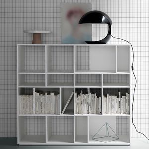 modular bookcase / contemporary / lacquered wood