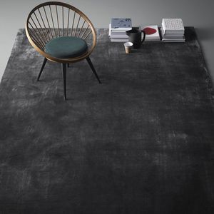 contemporary rug / plain / velvet / bamboo