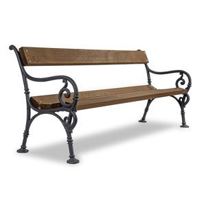 traditional public bench