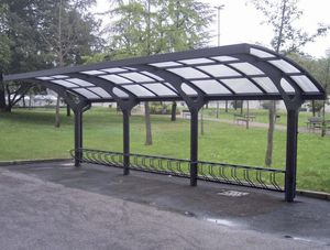 public space cycle shelter