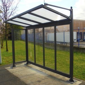 metal bus shelter