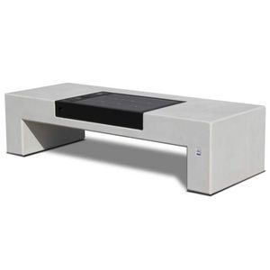 contemporary public bench