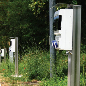 electrical distribution bollard