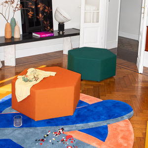 contemporary pouf